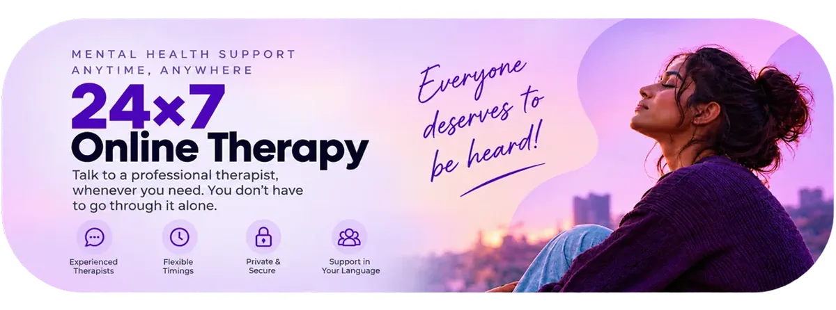 24×7 online therapy support with Kelkkan