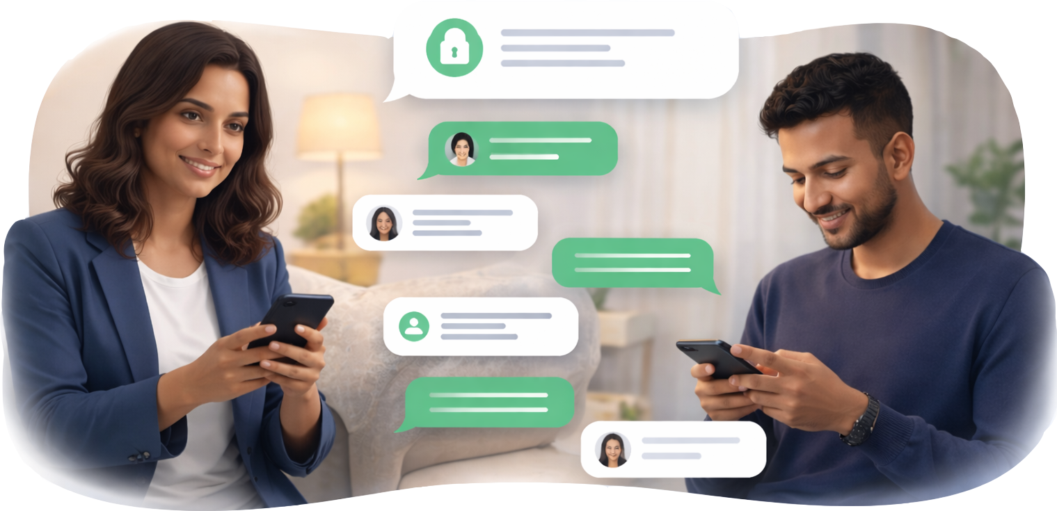 Chat therapy illustration